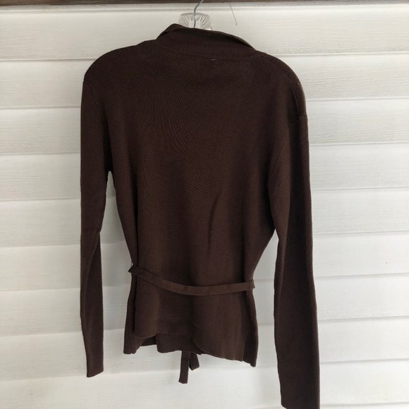 Never Worn Vintage Garnet Hill Brown Sweater size M - Picture 5 of 5